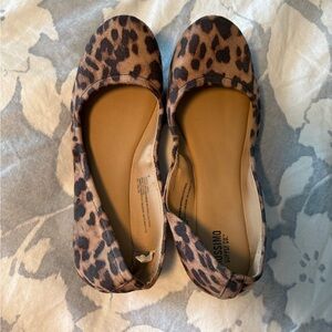 Mossimo Supply Co. Brown Leopard Flats